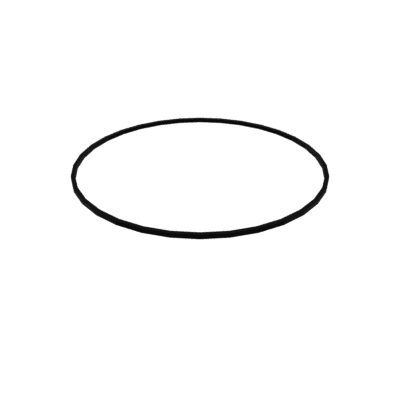 AS568-463 Buna-N 70 Duro Black Square-Ring
