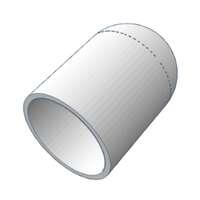 Round Cap Silicone for 0.535 - 0.635 OD, 3.000 Height
