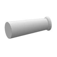 Smooth Tapered Grip for 3/4 Bar, 4-1/2 Long (Red)